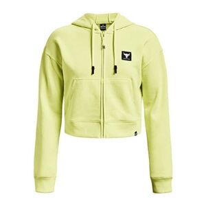 Under Armour project rock cropped zip up